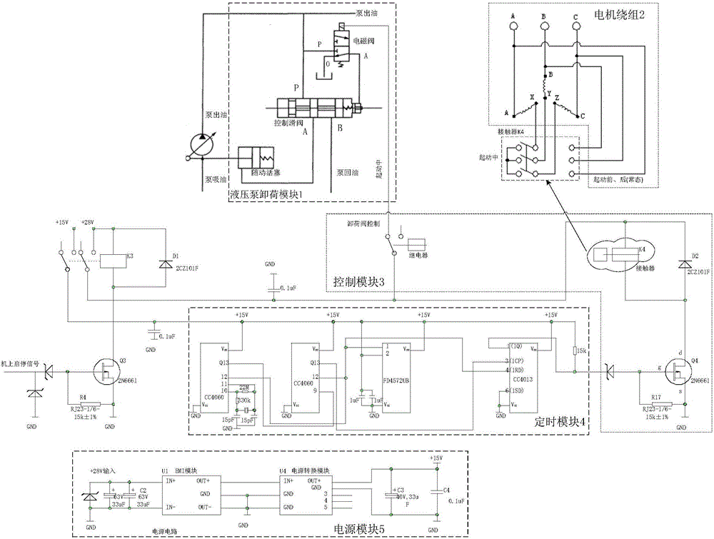 电动液压泵软起动控制装置的制作方法