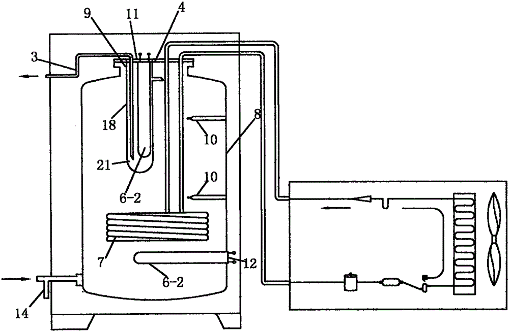 非金属水箱空气能热水器的制作方法与工艺