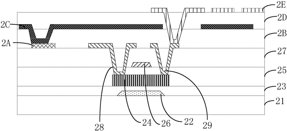 內(nèi)嵌式觸控液晶顯示面板及制作方法與流程