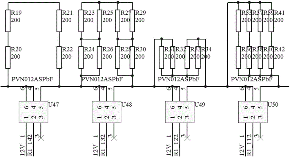 可編程多通道網(wǎng)絡(luò)電阻電路的制作方法與工藝