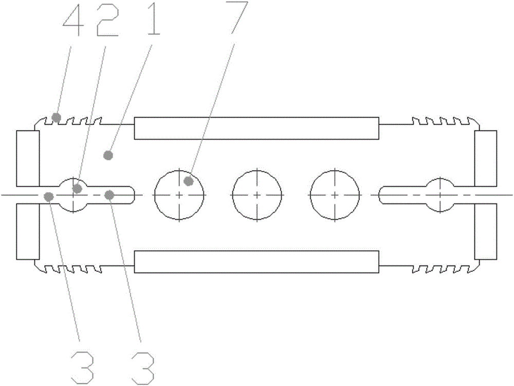 一种侧向膨胀定位槽用冲压连接件结构的制作方法与工艺