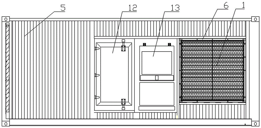 发电机组货柜三层叠加百叶窗的制作方法与工艺