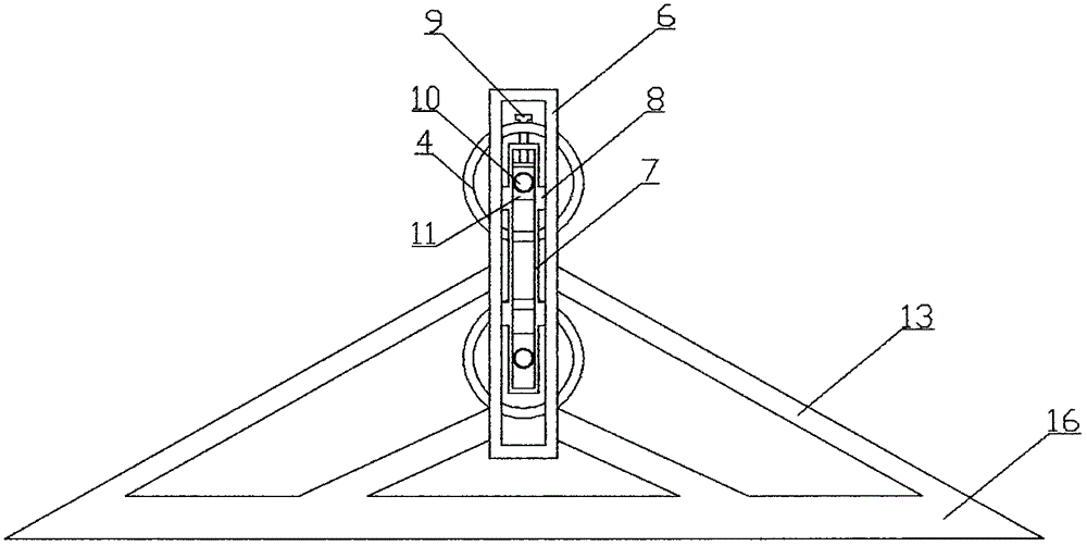 一種抽油機(jī)皮帶包角調(diào)節(jié)裝置的制作方法