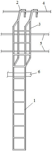 空冷风机检修专用爬梯的制作方法与工艺