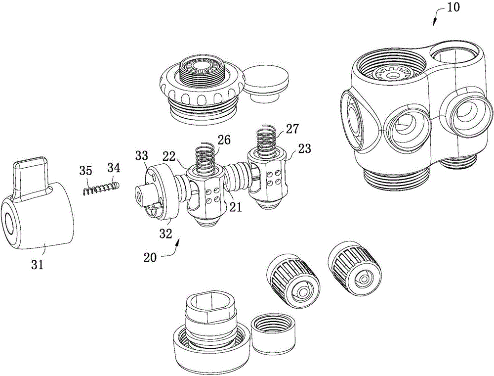 一種凈水器用切換閥結(jié)構(gòu)的制作方法與工藝