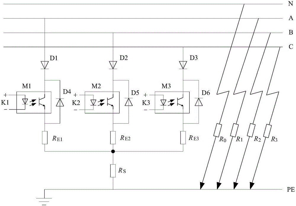 三相四線IT系統(tǒng)電能質(zhì)量監(jiān)測(cè)及絕緣故障選線定位方法與流程