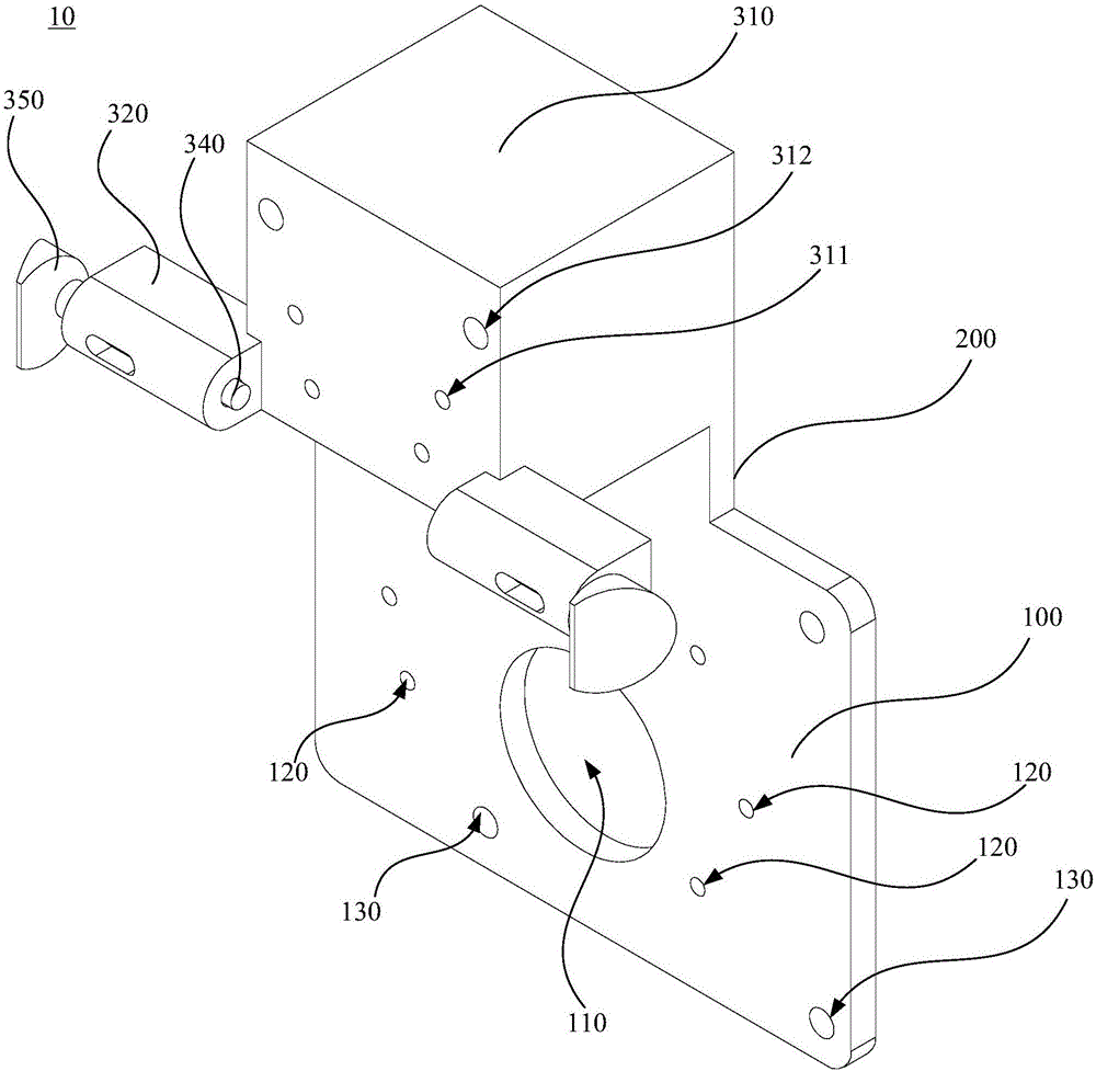 隔離機構(gòu)輔助開關(guān)安裝板的制作方法與工藝