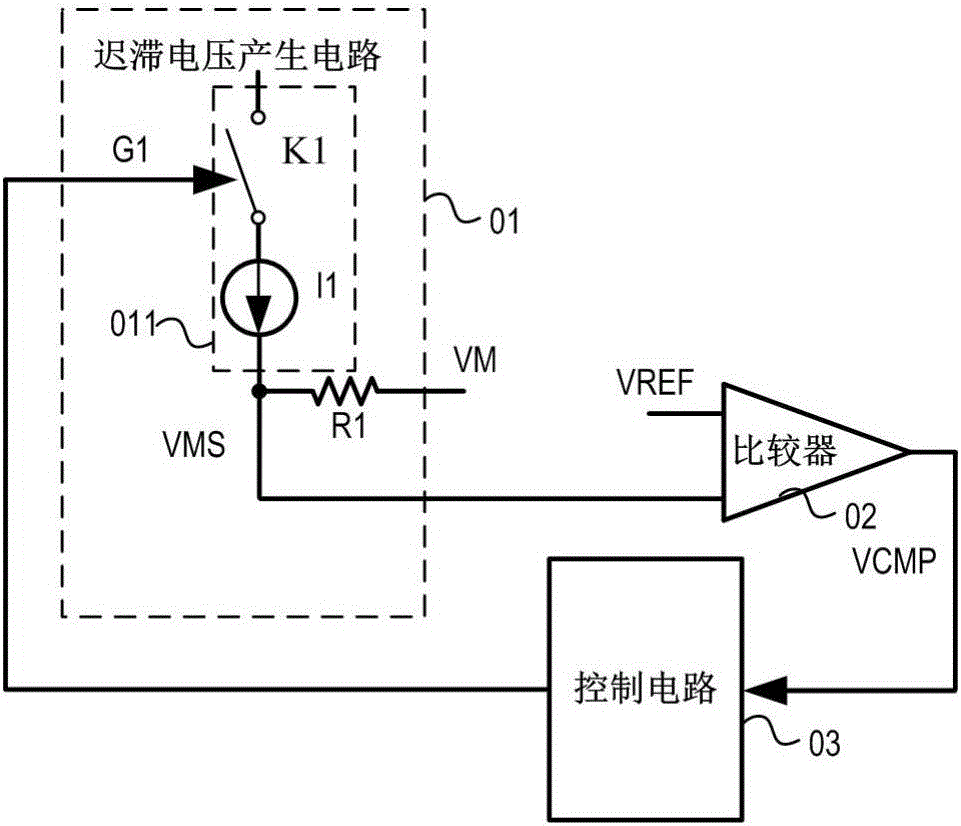 一種遲滯比較器、應(yīng)用其的電壓判斷電路以及電池均衡電路的制作方法與工藝