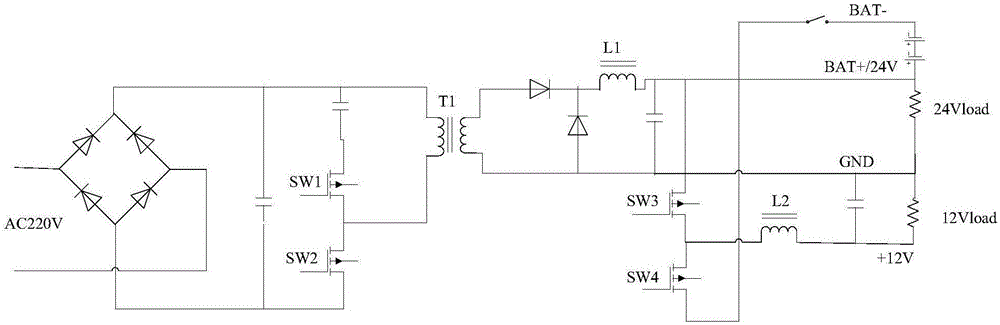 一種低壓UPS開關(guān)電源一體化電源管理設(shè)備的制作方法與工藝