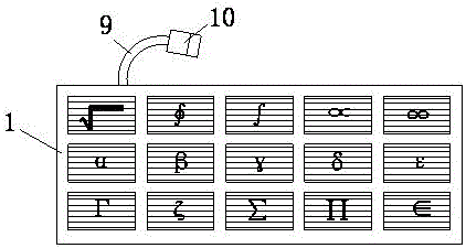 一种带有数学符号计算机数字键盘的制作方法与工艺