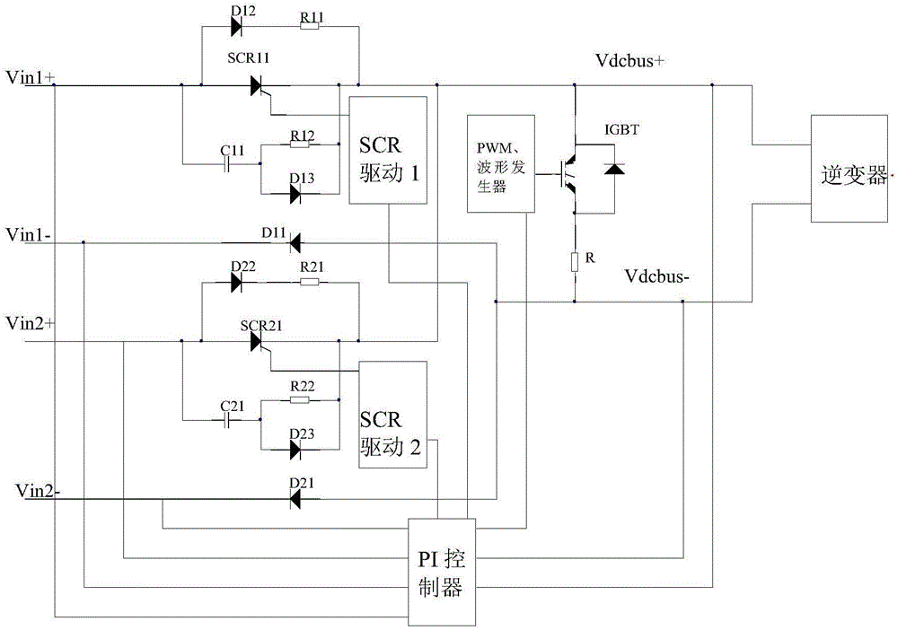 一種船用逆變電源雙直流輸入切換裝置的制作方法