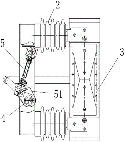 带弹簧储能装置大电流隔离开关的制作方法