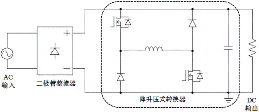 一种单相降升压式AC‑DC转换器及其控制方法与流程