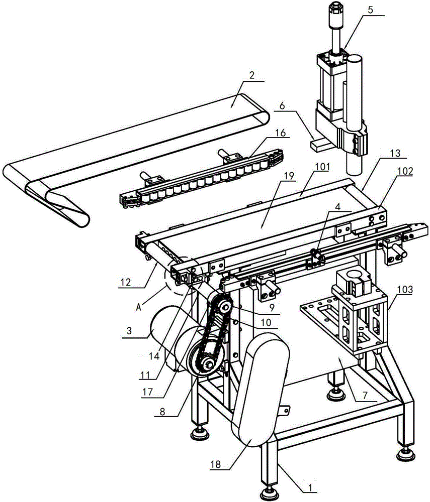 摩托車電池自動(dòng)壓面片機(jī)的制作方法與工藝