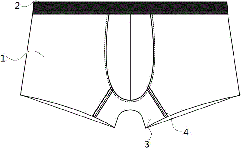 一種無骨縫紉結(jié)構(gòu)的內(nèi)褲的制作方法與工藝