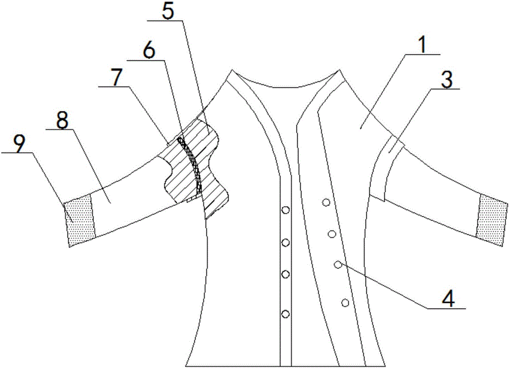 一种有磁疗功能的干爽透气衣服的制作方法与工艺