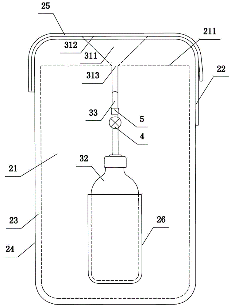 一种具有集水功能的便携包的制作方法与工艺