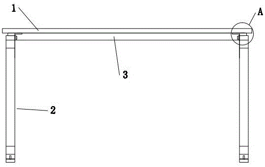 臺面支撐架結(jié)構(gòu)的制作方法與工藝