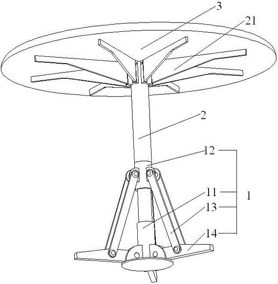 一种可以插太阳伞的折叠桌的制作方法与工艺