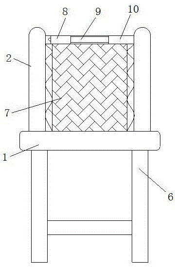 一种方便学生休息的凳子的制作方法与工艺