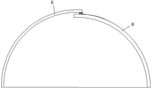 滑盖温室滑盖前部双轨式防风装置的制作方法