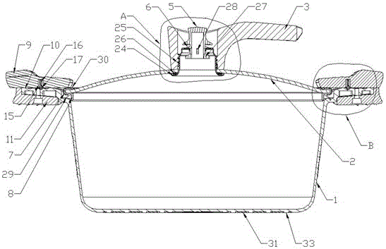 具有密封性能的微壓燉鍋的制作方法與工藝