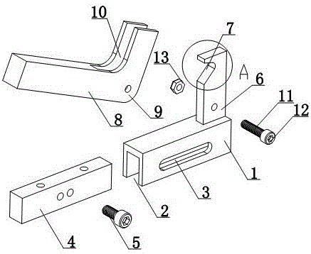 一种椭圆形板弹簧卡接装置的制作方法