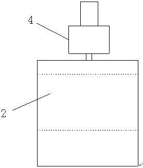 一种带定位槽的冰箱门冲压装置的制作方法