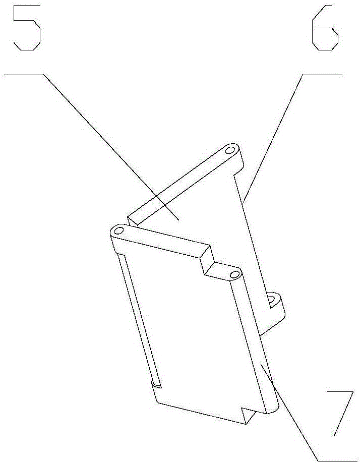 便于拿取的折线形玻璃运送设备的制作方法与工艺