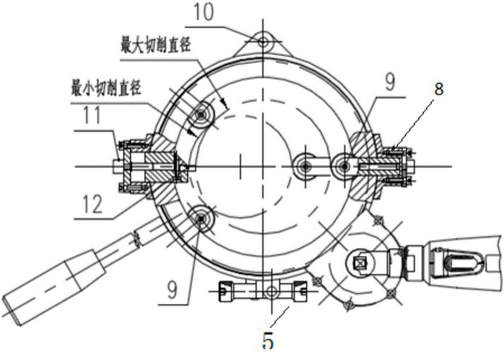 一種閥門密封焊切割裝置的制作方法