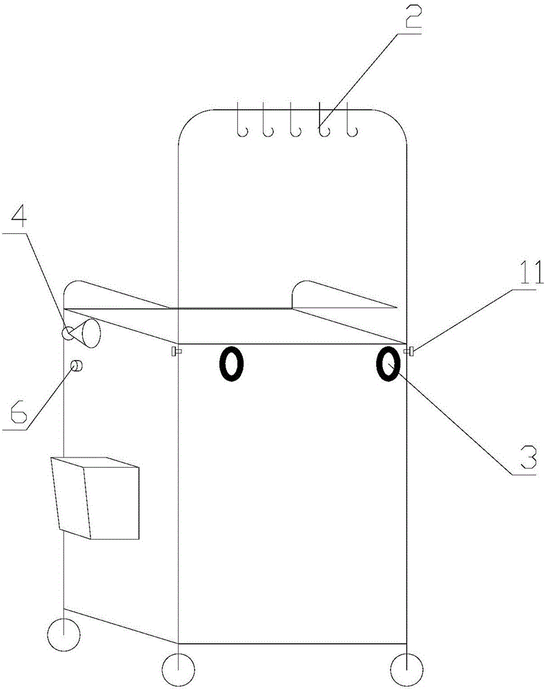 一种可照明输液车的制作方法与工艺