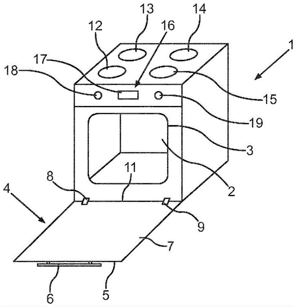 用于家用器具的門、帶有門的家用器具的制作方法與工藝