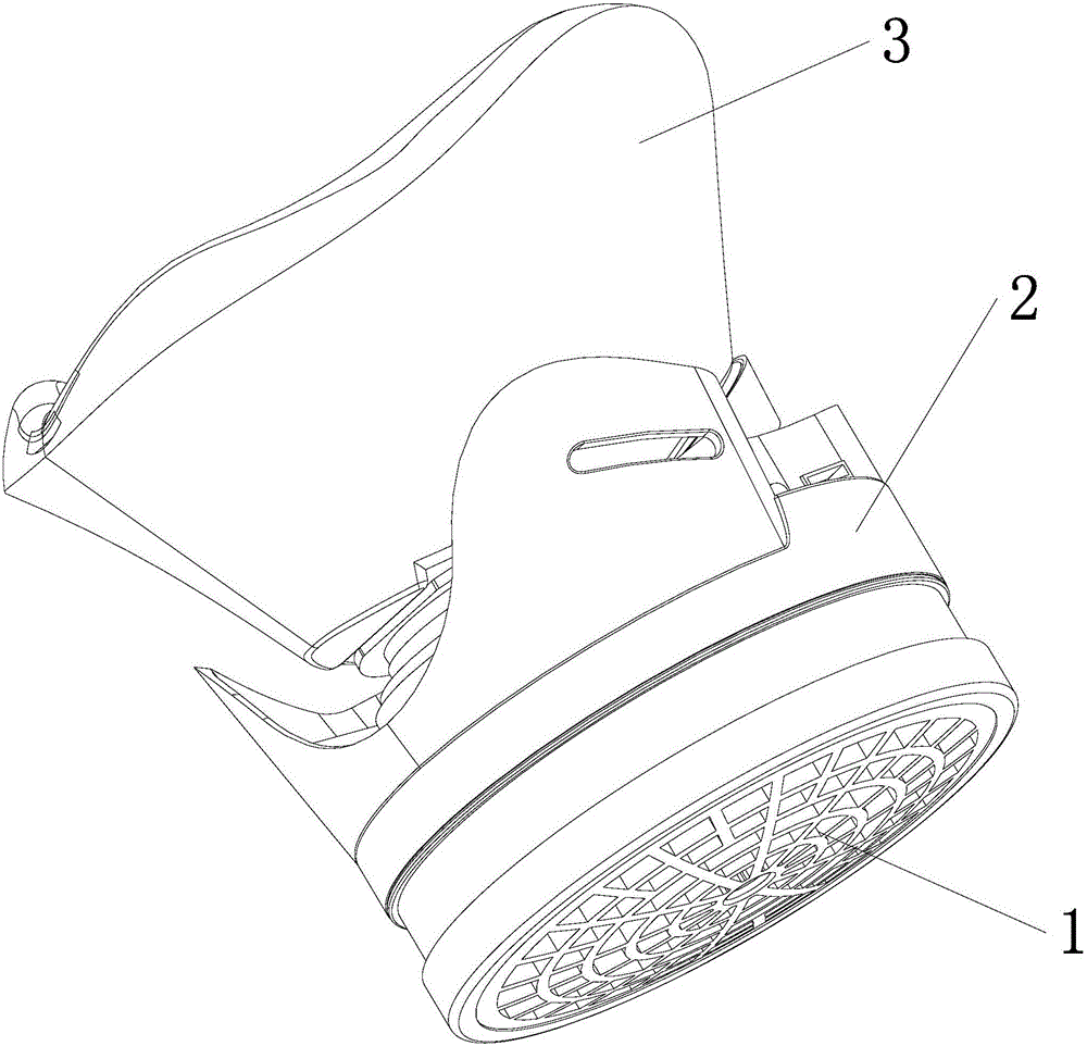 輔助送風(fēng)防毒面具的制作方法與工藝