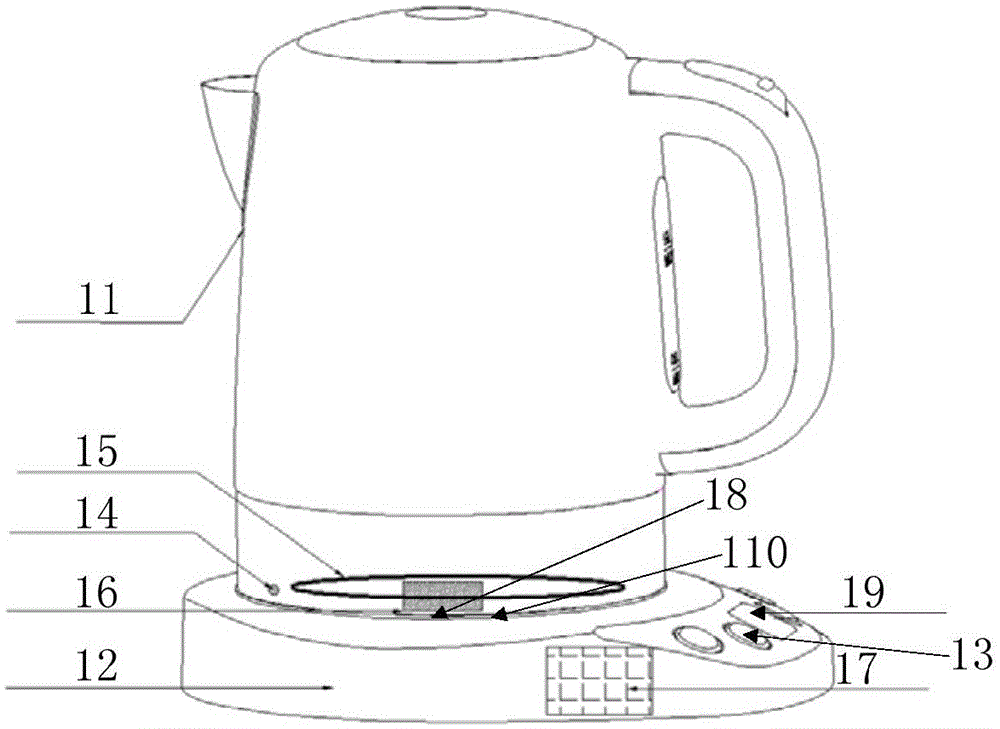 電水壺和電水壺的控制方法與流程