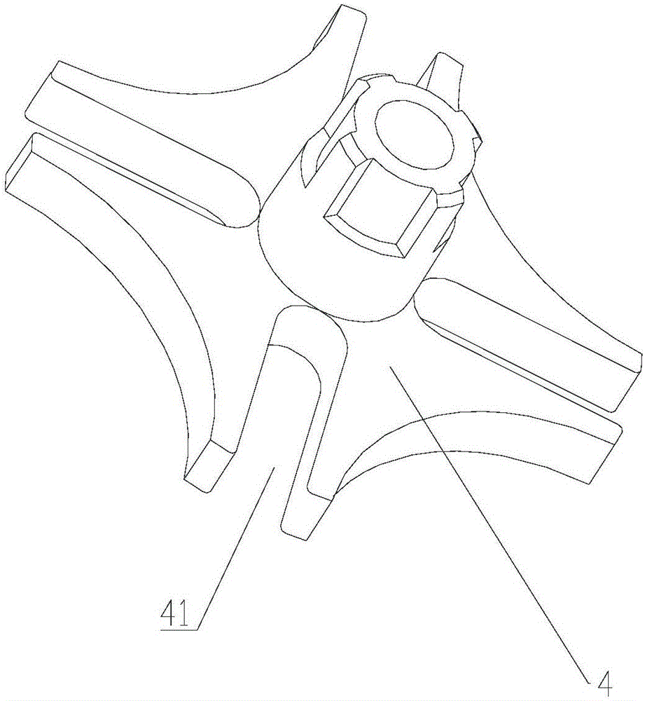 奶粉投加裝置的轉(zhuǎn)動(dòng)機(jī)構(gòu)的制作方法