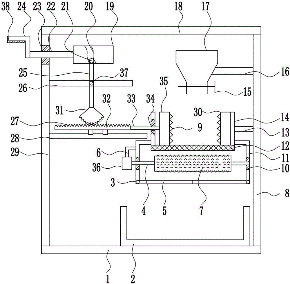 一种畜牧场用固体兽药多级碾碎设备的制作方法与工艺