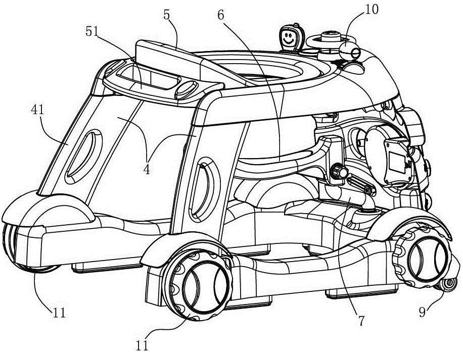 多功能學步車的制作方法與工藝