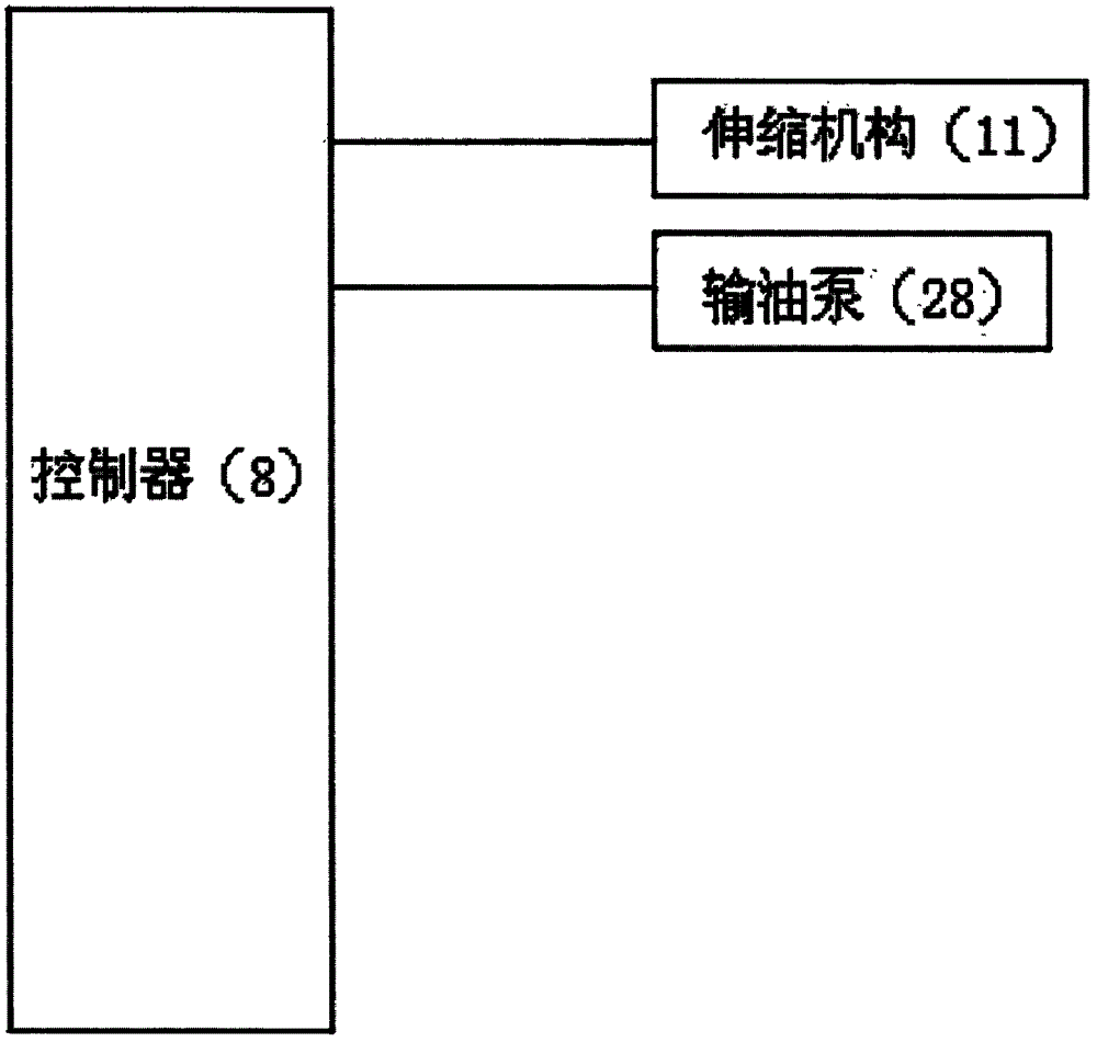 加工異形鋼用的刷油裝置的制作方法