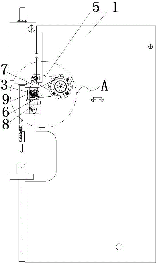数控折弯机扭轴的同步装置的制作方法