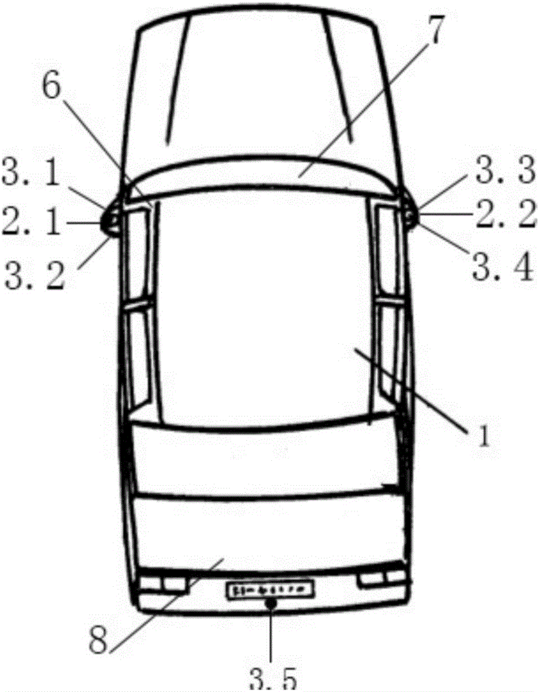 一種360度行車盲區(qū)可視系統(tǒng)的制作方法與工藝