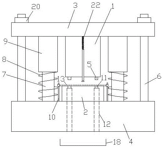 一種立柱沖壓模具的制作方法與工藝