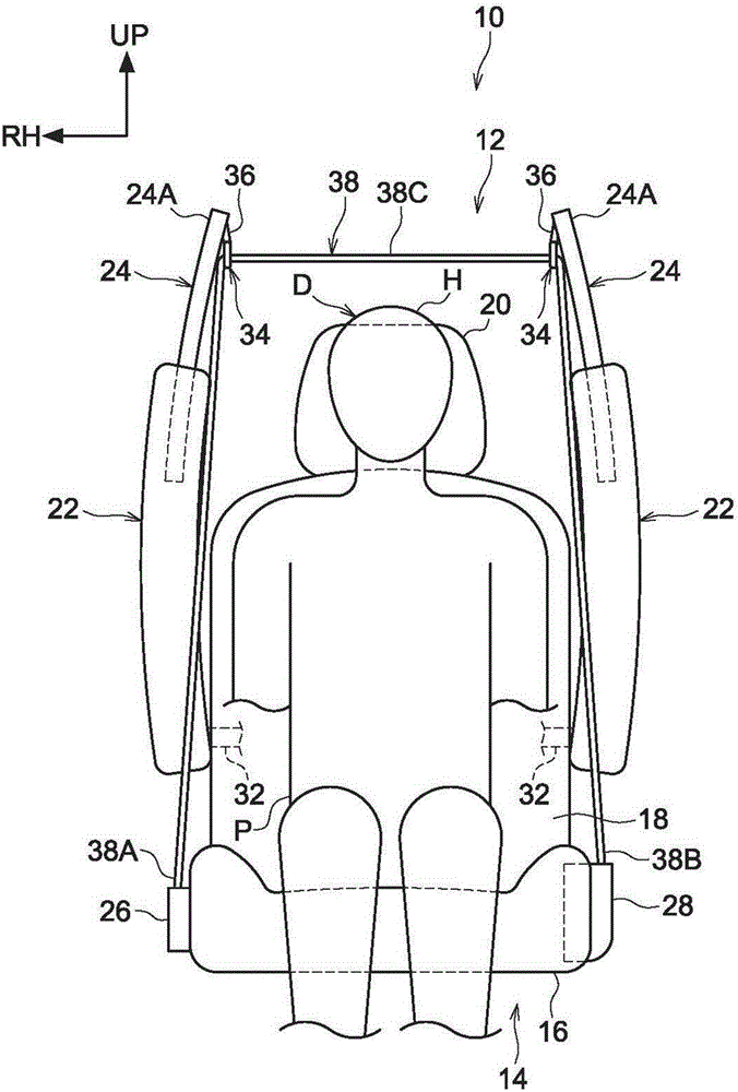 车辆用座椅安全带装置以及乘员保护装置的制作方法