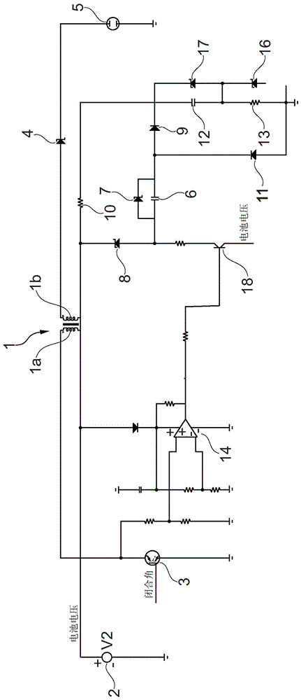 用于火花塞的離子電流測量的變壓器電路及方法與流程