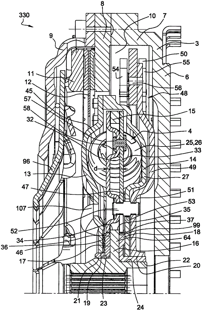 用于機動車輛的扭矩傳遞裝置的制作方法