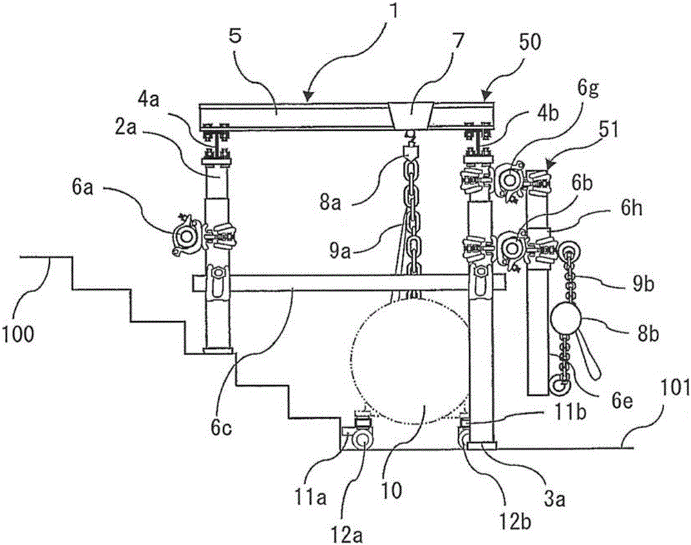 重物的臺階起重裝置及臺階起重方法與流程