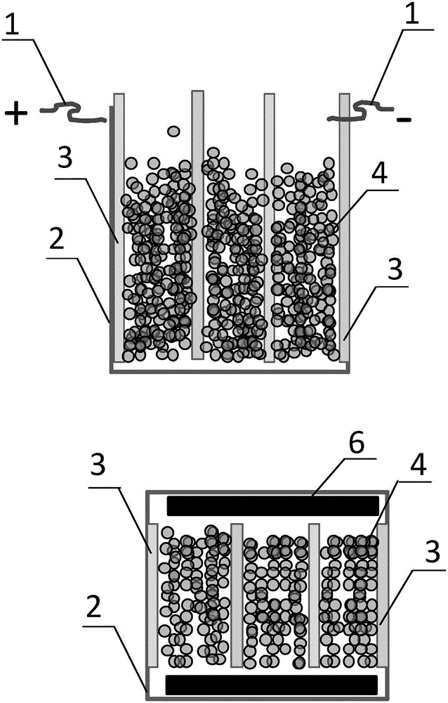 一種基于電場(chǎng)強(qiáng)化的零價(jià)鐵凈水方法和反應(yīng)器與流程