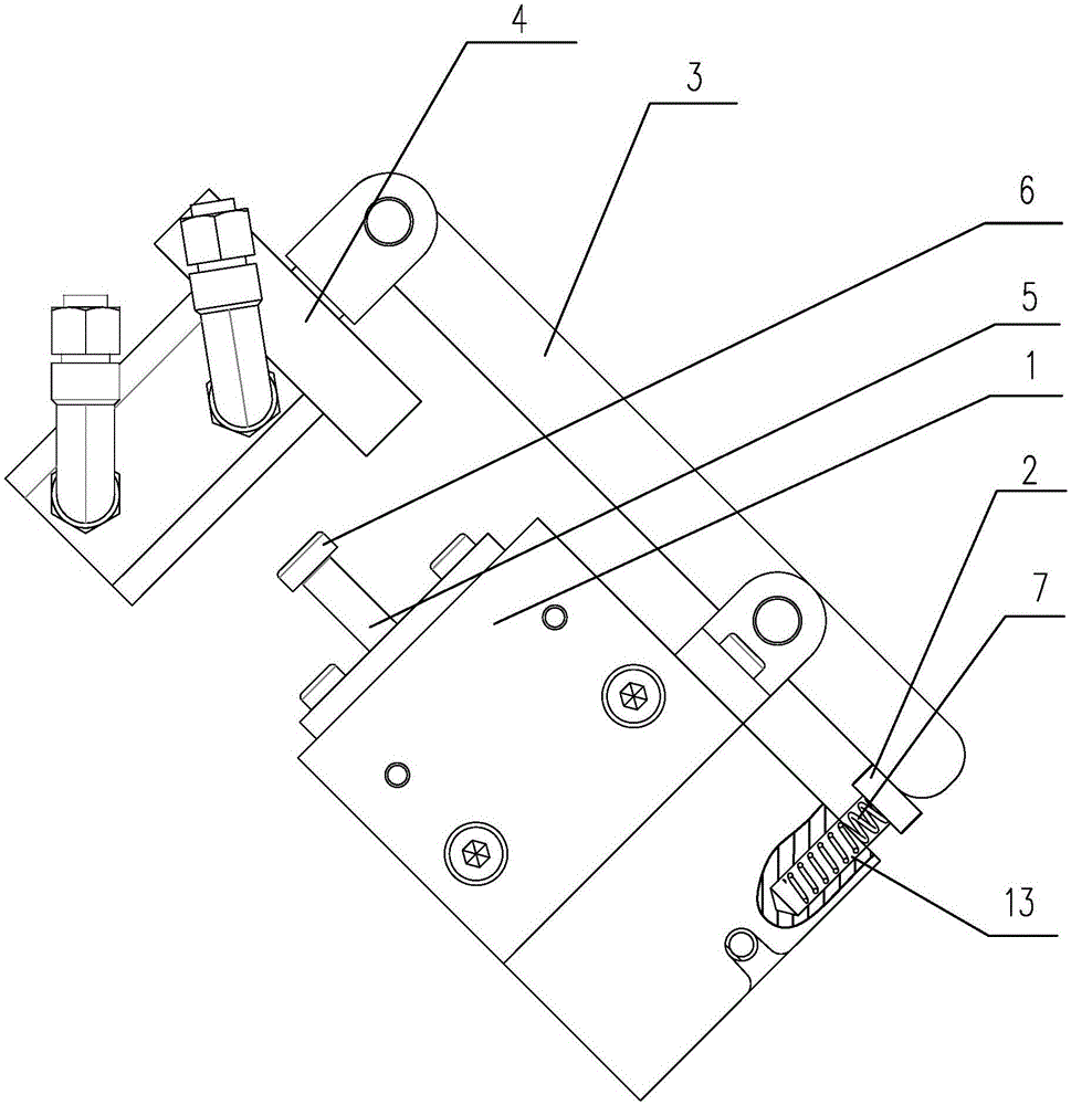 变档杆承座加工设备的夹持机构的制作方法与工艺