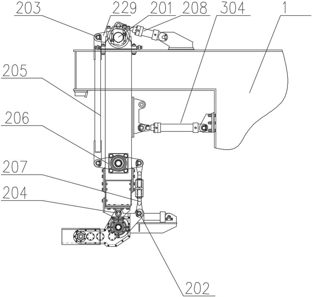 碼垛機機械手腕部姿位控制機構的制作方法與工藝