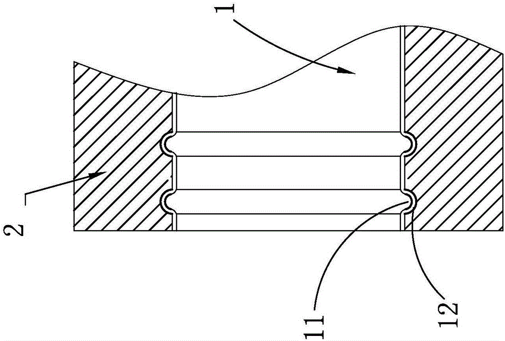 電機(jī)用包容件與薄壁套的組裝結(jié)構(gòu)的制作方法與工藝