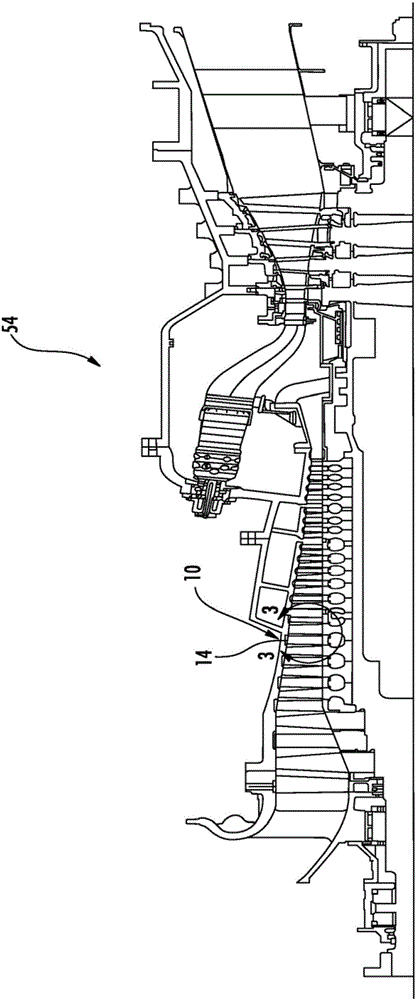 燃?xì)鉁u輪發(fā)動(dòng)機(jī)內(nèi)的定子葉片支撐系統(tǒng)的制作方法與工藝